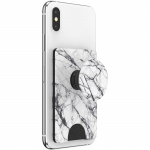 PopSockets Wallet Dove White Marble Avtagbar Mobil Plånbok PopWallet+