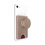 Popsockets Wallet Saffiano Rose Gold Avtagbar Mobil Plånbok Popwallet+