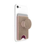 Popsockets Wallet Saffiano Rose Gold Avtagbar Mobil Plånbok Popwallet+