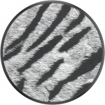 Popsockets Vegan Leather Zebra Avtagbart Grip Med Ställfunktion Premium