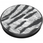 Popsockets Vegan Leather Zebra Avtagbart Grip Med Ställfunktion Premium