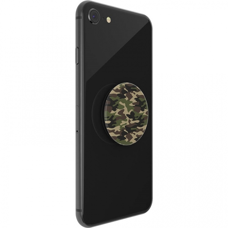PopSockets Woodland Camo Avtagbart Grip med Ställfunktion