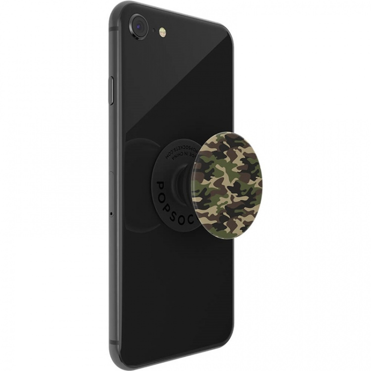 PopSockets Woodland Camo Avtagbart Grip med Ställfunktion