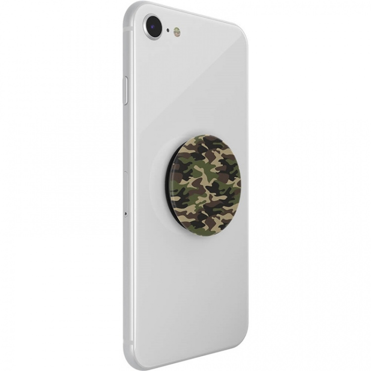 PopSockets Woodland Camo Avtagbart Grip med Ställfunktion