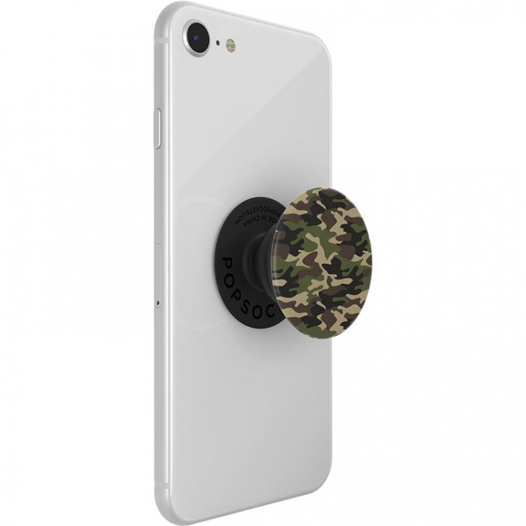 PopSockets Woodland Camo Avtagbart Grip med Ställfunktion
