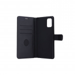 Radicover Strålningsskydd Plånboksväska PU Samsung A71 Flipcover Svart 3-Led RFID Radicover Strålningsskydd Plånboksväska PU Samsung A71 Flipcover Svart 3-Led RFID