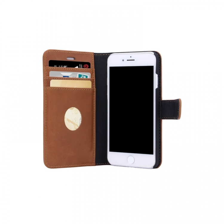 Radicover Strålningsskydd Mobilfodral Skinn iPhone 6/7/8/SE 2in1 Magnetskal Brun Radicover Strålningsskydd Mobilfodral Skinn iPhone 6/7/8/SE 2in1 Magnetskal Brun