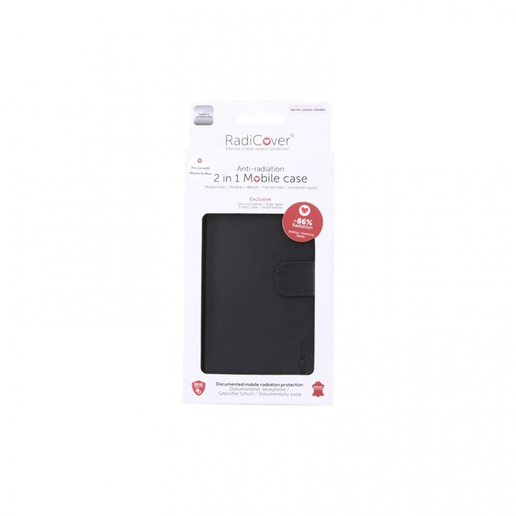 Radicover Mobilfodral Strålningsskydd 2-i-1 Svart - iPhone Xs Max Radicover Mobilfodral Strålningsskydd 2-i-1 Svart - iPhone Xs Max