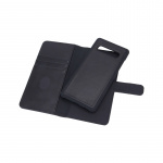 Radicover Strålningsskydd Plånboksväska Skinn Samsung S10+ 2in1 Magnetskal Svart