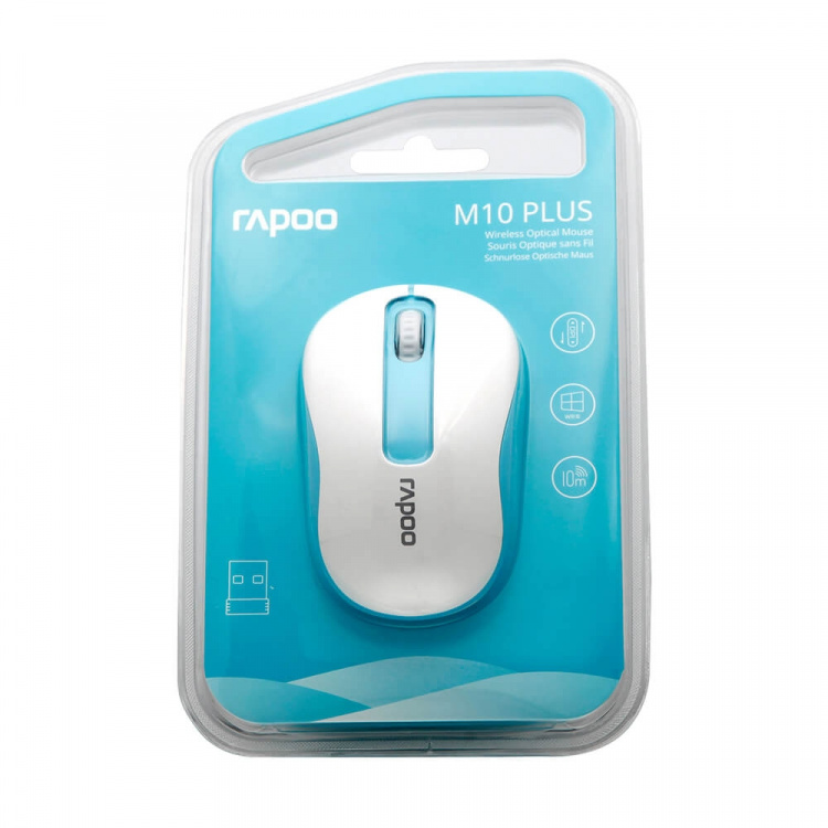 Rapoo Mouse M10 Plus Wireless 2.4GHz Blue