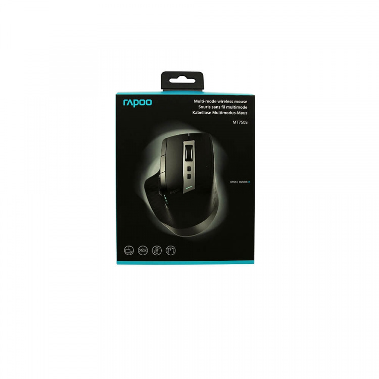 Rapoo Mouse MT750S Wireless Multi-Mode Black Rapoo Mouse MT750S Wireless Multi-Mode Black