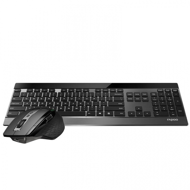 Rapoo Tangentbord/Mus Set 9900M Multi-Mode Trådlös Svart