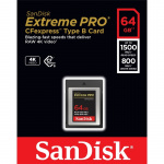 Sandisk Minneskort Cfexpress Extreme Pro 64Gb Sdcfe 1500Mb/S 800Mb/S