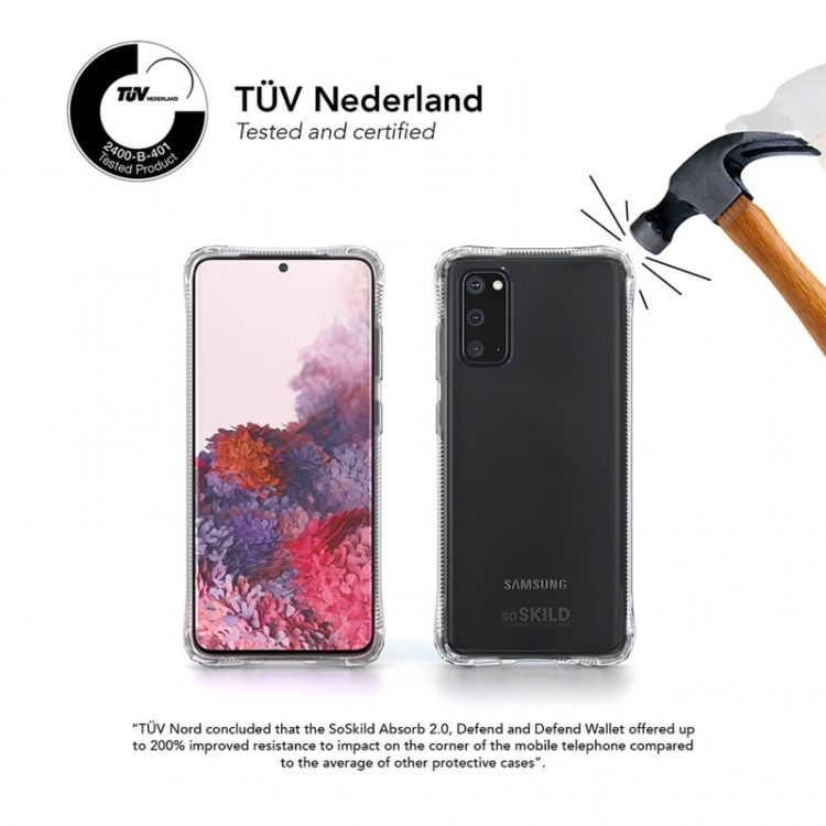 SoSkild Mobilskal Absorb 2.0 Impact Case - Galaxy S20