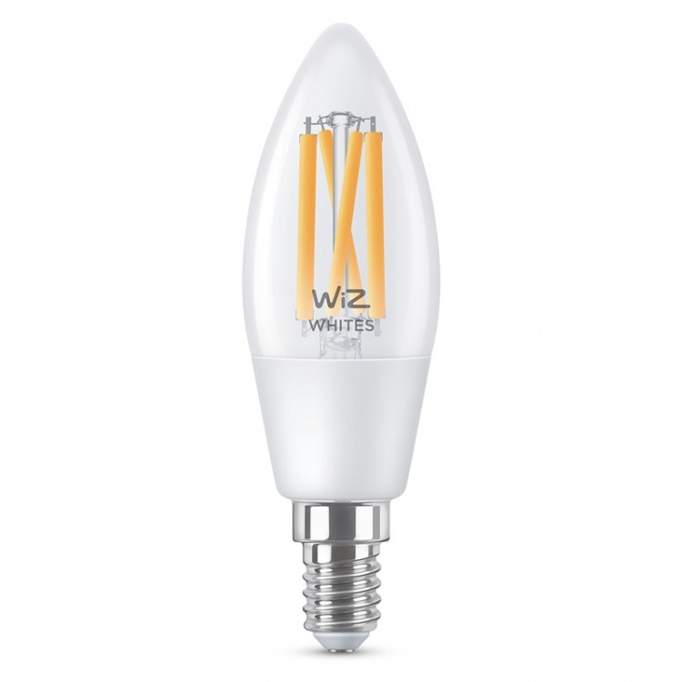 WiZ WiFi Smart LED E14 Kron 40W Filam Varm-kall WiZ WiFi Smart LED E14 Kron 40W Filam Varm-kall