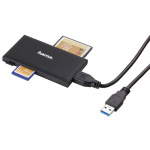 Hama Kortläsare USB 3.0 Multi SD/microSD/CF/MS Svart