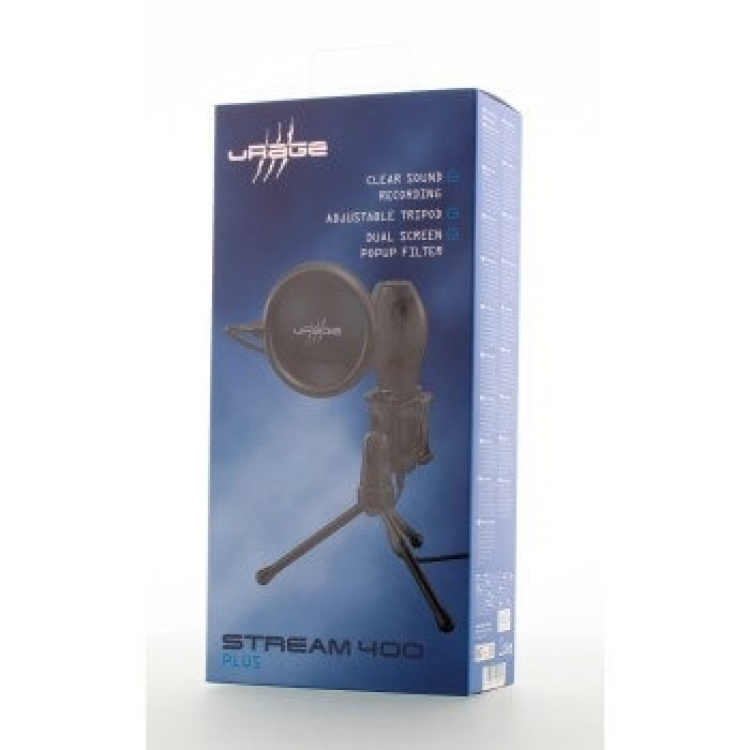 URAGE Mikrofon Stream 400 Plus Gaming Svart