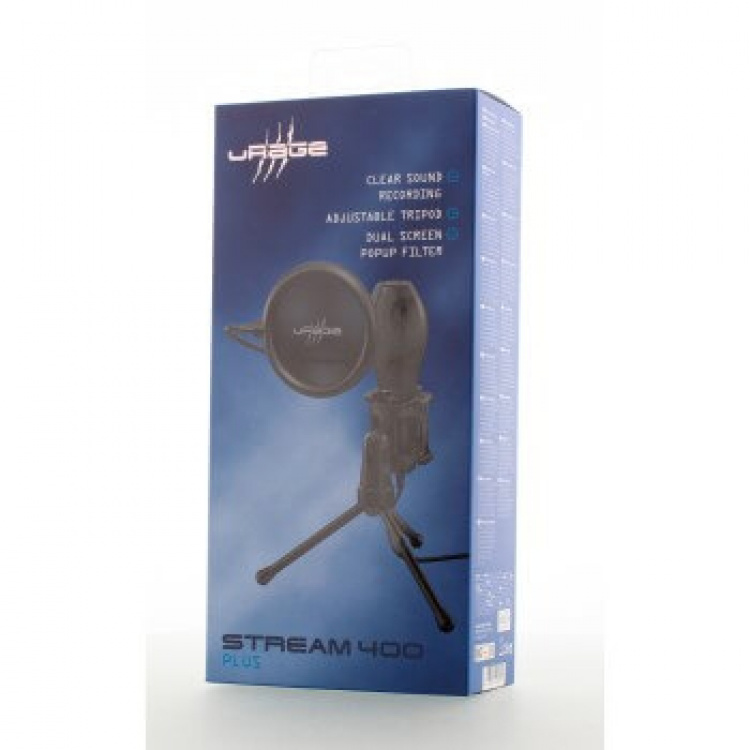 URAGE Mikrofon Stream 400 Plus Gaming Svart