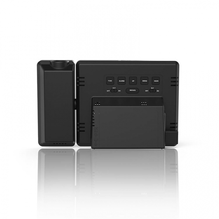 Hama Väckarklocka Projektion Plus Charge Svart