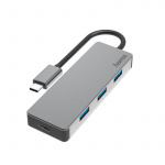 Hama Hub USB-C 4x Portar 10 Gbit/s