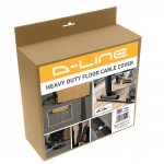 D-LINE Kabelkanal Golv PVC Pro Svart 1.8m