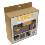 D-LINE Kabelkanal Golv PVC Pro Svart 1.8m