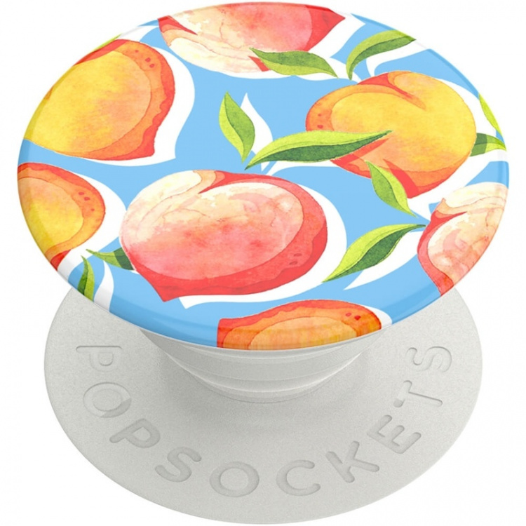 PopSockets Just Peachy Gloss Avtagbart Grip med Ställfunktion PopSockets Just Peachy Gloss Avtagbart Grip med Ställfunktion