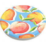 PopSockets Just Peachy Gloss Avtagbart Grip med Ställfunktion PopSockets Just Peachy Gloss Avtagbart Grip med Ställfunktion