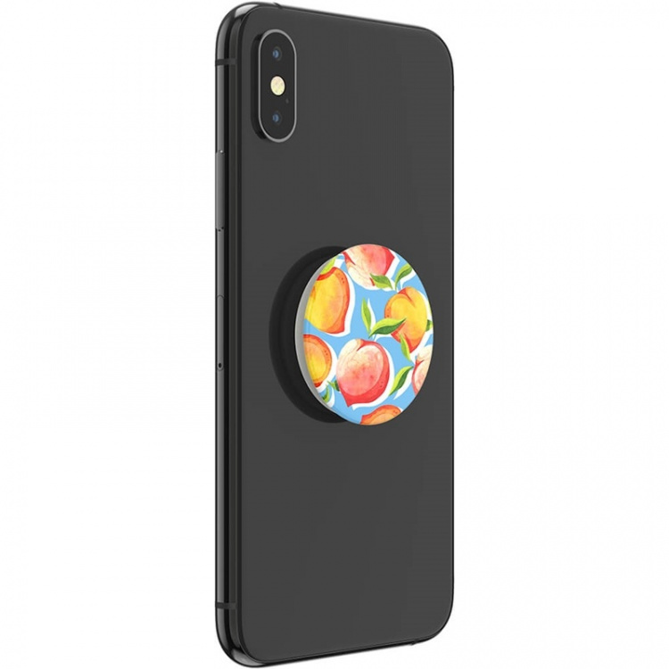 PopSockets Just Peachy Gloss Avtagbart Grip med Ställfunktion PopSockets Just Peachy Gloss Avtagbart Grip med Ställfunktion