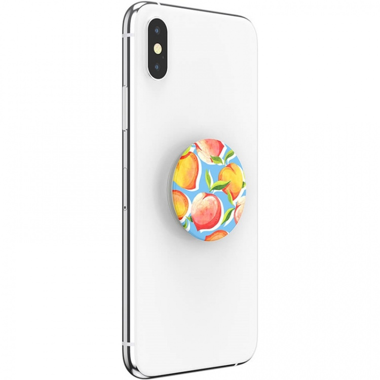 PopSockets Just Peachy Gloss Avtagbart Grip med Ställfunktion PopSockets Just Peachy Gloss Avtagbart Grip med Ställfunktion
