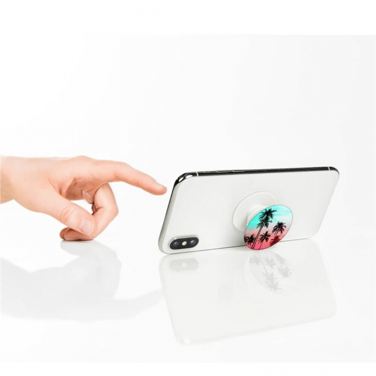 PopSockets Tropical Sunset Avtagbart Grip med Ställfunktion PopSockets Tropical Sunset Avtagbart Grip med Ställfunktion