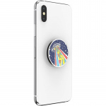 PopSockets Enamel Outta This World Navy Avtagbart Grip med Ställfunktion Premium