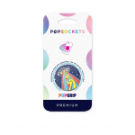 PopSockets Enamel Outta This World Navy Avtagbart Grip med Ställfunktion Premium