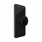 Popsockets Aluminum Black Avtagbart Grip Med Ställfunktion Premium
