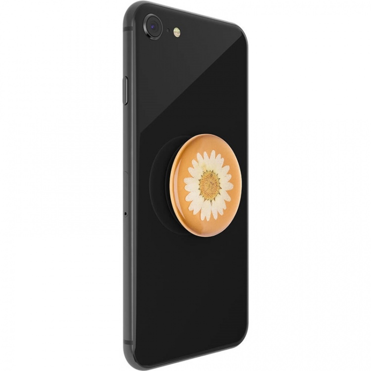 PopSockets Pressed Flower White Daisy Avtagbart Grip med Ställfunktion Premium PopSockets Pressed Flower White Daisy Avtagbart Grip med Ställfunktion Premium
