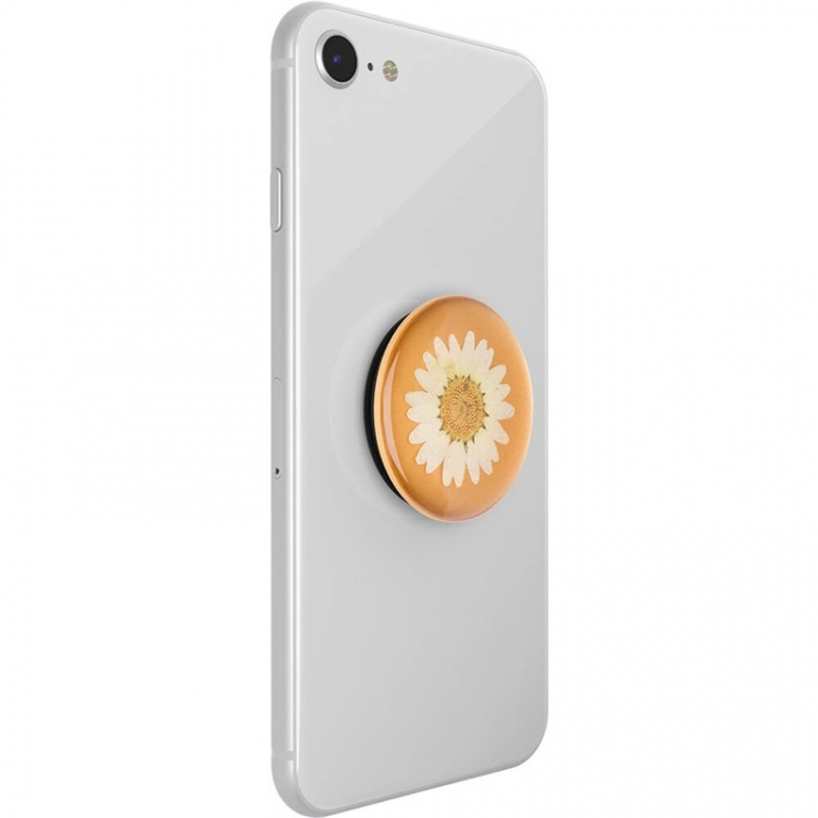 PopSockets Pressed Flower White Daisy Avtagbart Grip med Ställfunktion Premium PopSockets Pressed Flower White Daisy Avtagbart Grip med Ställfunktion Premium