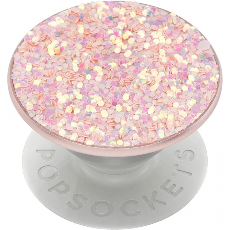 PopSockets Sparkle Rose Avtagbart Grip med Ställfunktion Premium
