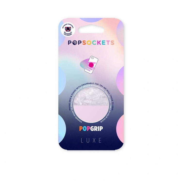 PopSockets Glam Inlay Acetate Lilac Avtagbart Grip med Ställfunktion LUXE PopSockets Glam Inlay Acetate Lilac Avtagbart Grip med Ställfunktion LUXE