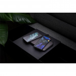 Zens Dual Bordsladdare QI Liberty 16 coils 2x15W Fabric Surface (Apple & Samsung QC)