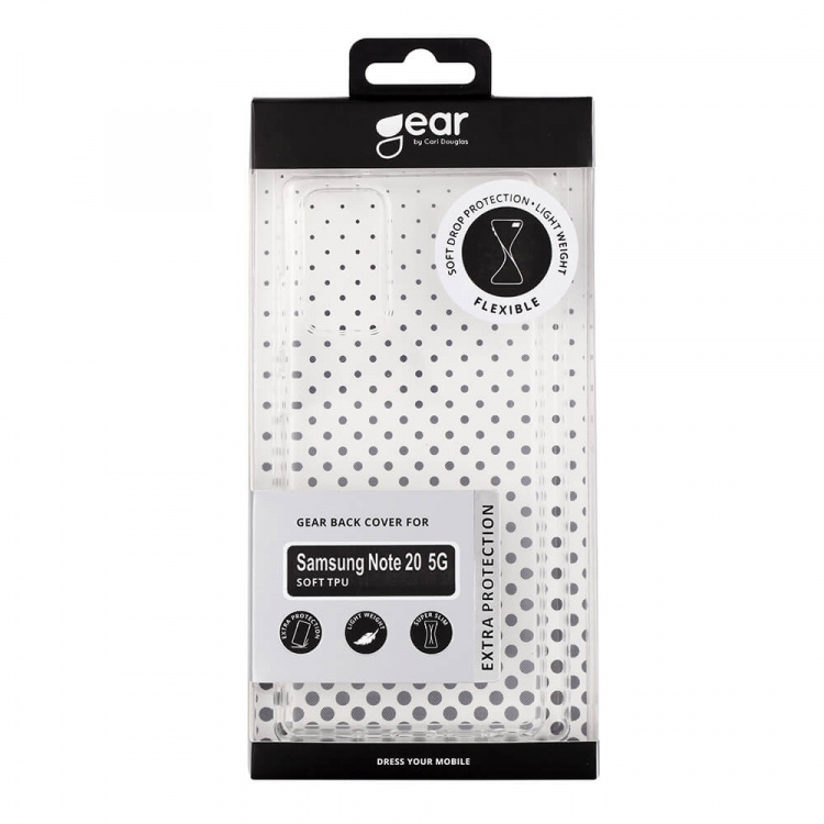 Gear Mobilskal TPU Transparent - Samsung Note 20 5G Gear Mobilskal TPU Transparent - Samsung Note 20 5G