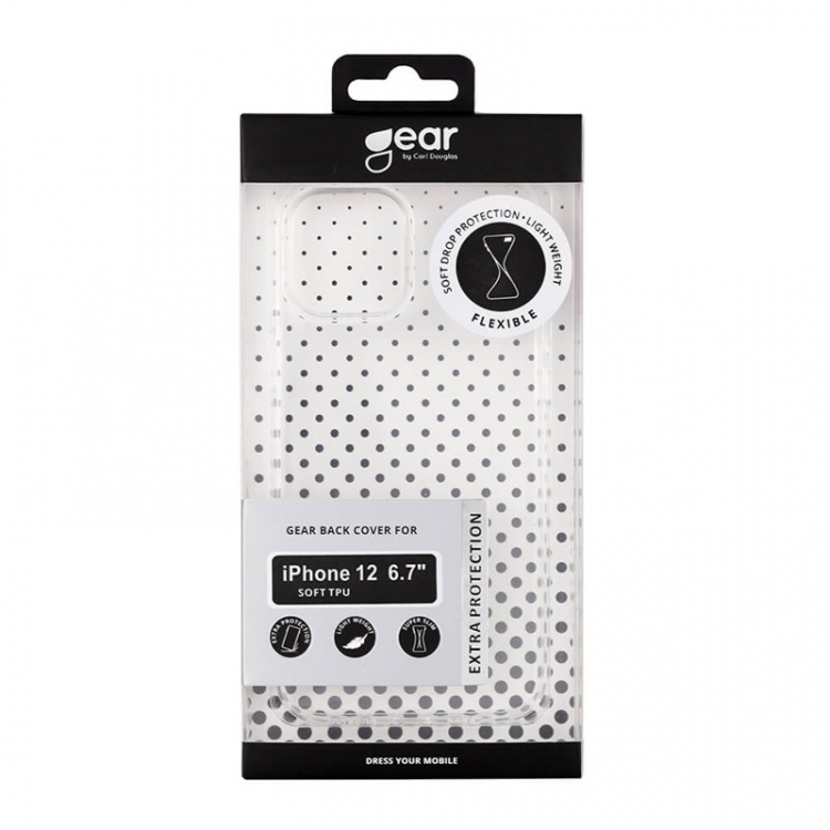 Gear Mobilskal TPU Transparent - iPhone 12 Pro Max Gear Mobilskal TPU Transparent - iPhone 12 Pro Max