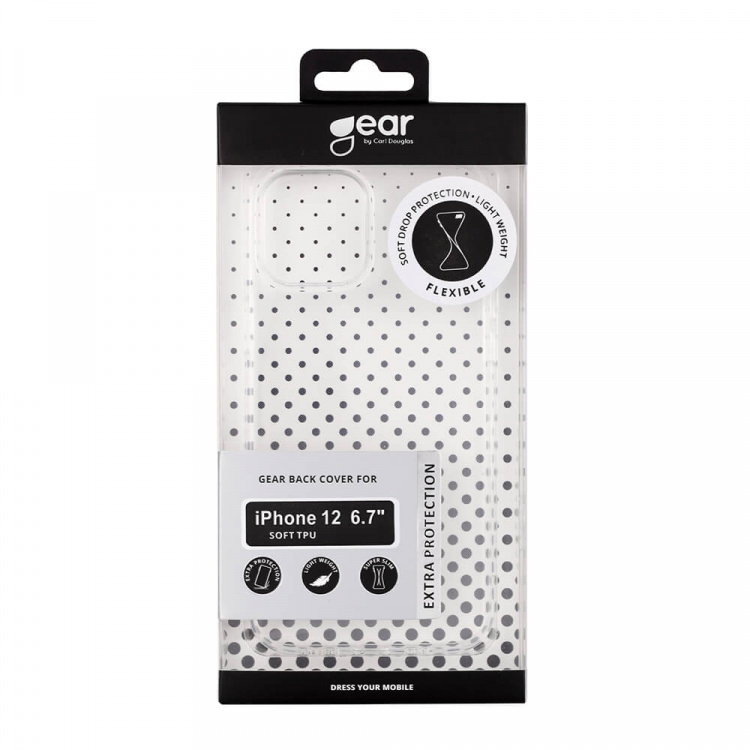 Gear Mobilskal TPU Transparent - iPhone 12 Pro Max Gear Mobilskal TPU Transparent - iPhone 12 Pro Max