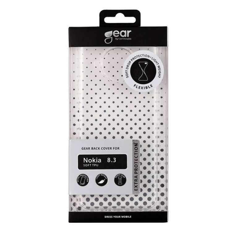 Gear Mobilskal TPU Transparent - Nokia 8.3 Gear Mobilskal TPU Transparent - Nokia 8.3