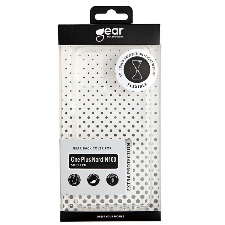 Gear Mobilskal TPU Transparent - Oneplus Nord N100 Gear Mobilskal TPU Transparent - Oneplus Nord N100