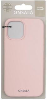 Onsala Mobilskal Silikon Sand Pink - iPhone 12 Pro Max