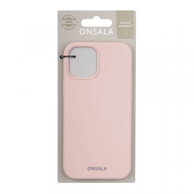 Onsala Mobilskal Silikon Sand Pink - iPhone 12 Pro Max
