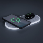 Gear Trådlös Dubbel Laddare 2x10W Gear Trådlös Dubbel Laddare 2x10W