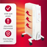 Alpina Oljefyllt Element 1500W Vit