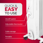 Alpina Oljefyllt Element 2000W Vit Alpina Oljefyllt Element 2000W Vit