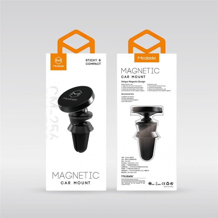 Mcdodo CM-2561 Magnetisk Bilhållare för smartphones, Guld Mcdodo CM-2561 Magnetisk Bilhållare för smartphones, Guld